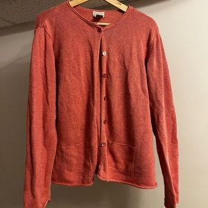Adorable LL Bean Linen/Cotton Cardigan
